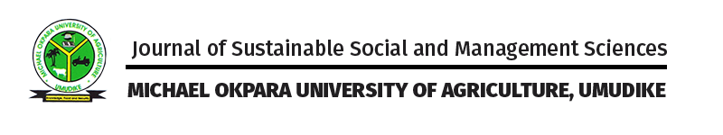 Journal of Sustainable Social and Management Sciences - MOUAU